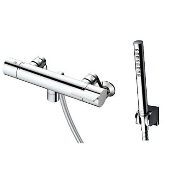 TBV03413J GGシリーズ(浴室用水栓金具) サーモスタット混合水栓 (コンフォートウエーブシリンダー形メタル・スパウト0mm)