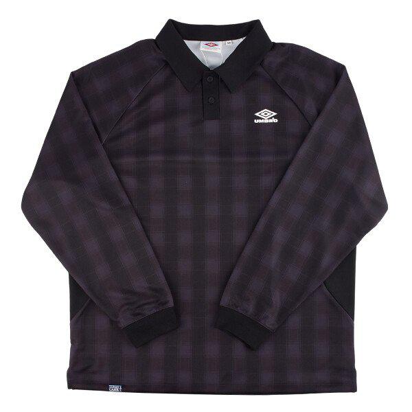 HBL ブリティッシュ カジュアル カラー 長袖Tシャツ UQ121CRJ21 BLK1