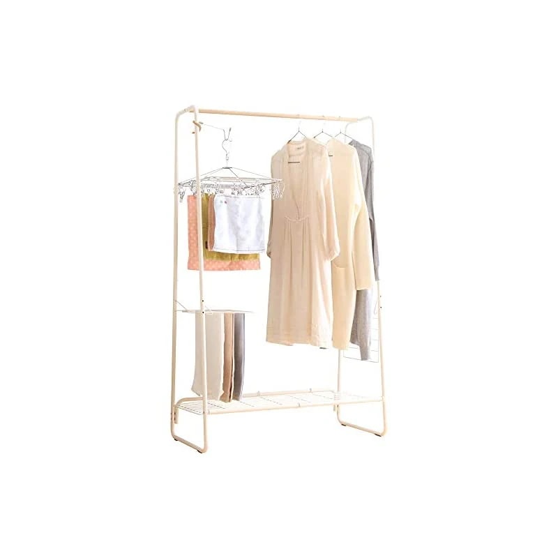 【即納】アイリスオーヤマ 洗濯物干し ハンガーラック おしゃれ スタイル物干し ホワイト HKM-900 6,673円