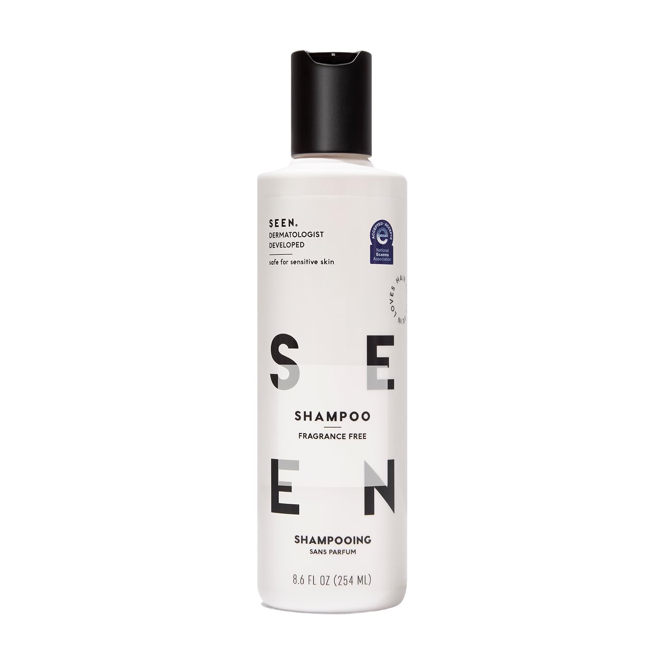 SEENシャンプー無香料 - 非コメドジェニック&ヘアシャンプー - 皮膚科専門医 - 敏感肌湿疹ニキビ肌に安全