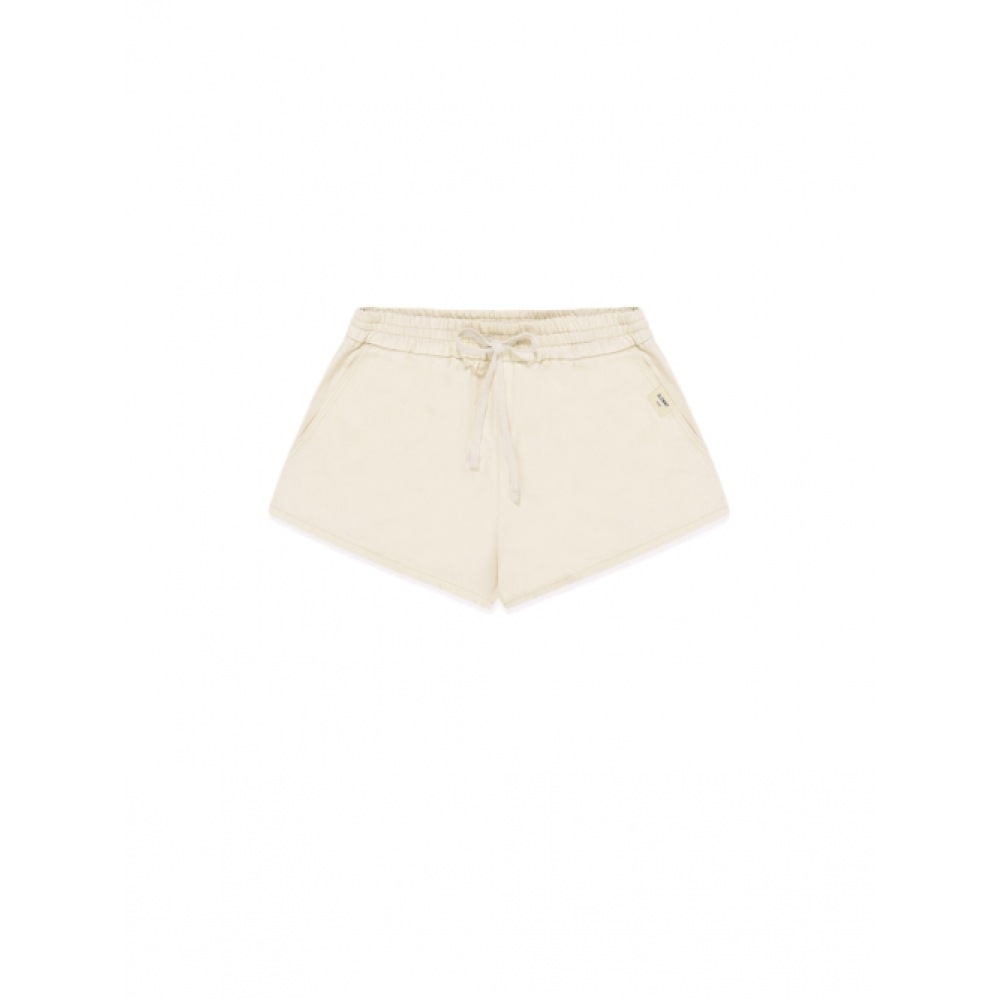 GLOWNY G クラシックコットンツイルショーツ (アイボリー)