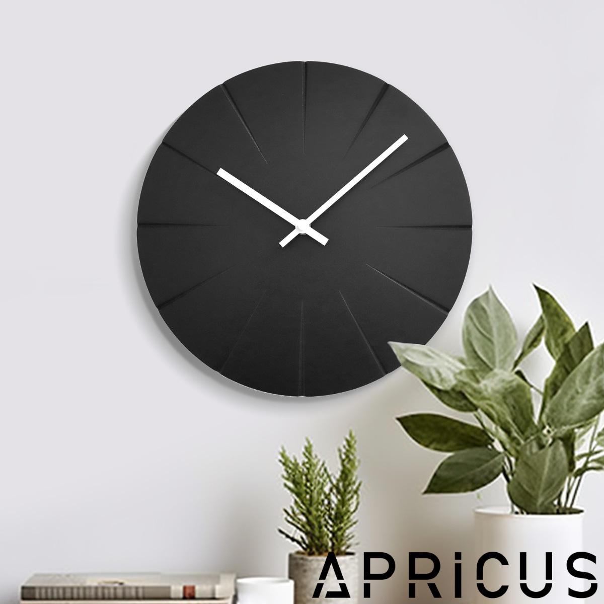 掛け時計 秒針なし 静音 モダンアート アプリクス 直径30cm 時計 壁掛け時計 ウォールクロック アナログ 壁 かけ時計 掛時計 静か 単三電池 とけい クロック 壁かけ時計 壁掛け