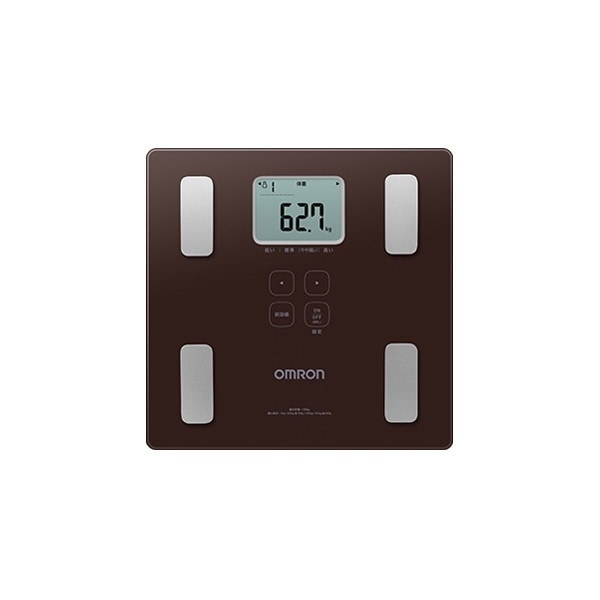 体重計 体組成計 HBF-236-JBW ブラウン カラダスキャン