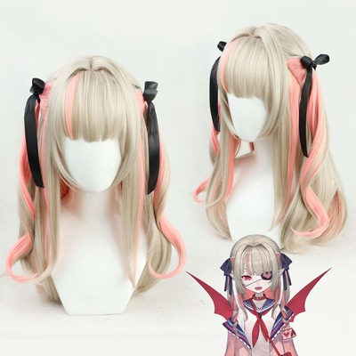 魔界ノりりむ Ririmu Makaino コスプレウィッグ ネット付き 人工髪