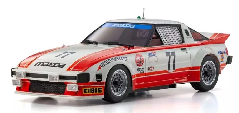 京商 オートスケールコレクション MR04N-MM2 マツダ サバンナ RX-7 (SA22C) 1979 デイトナ CAR No.77【MZP161R】 ラジコン MZP161R ASC マツダ