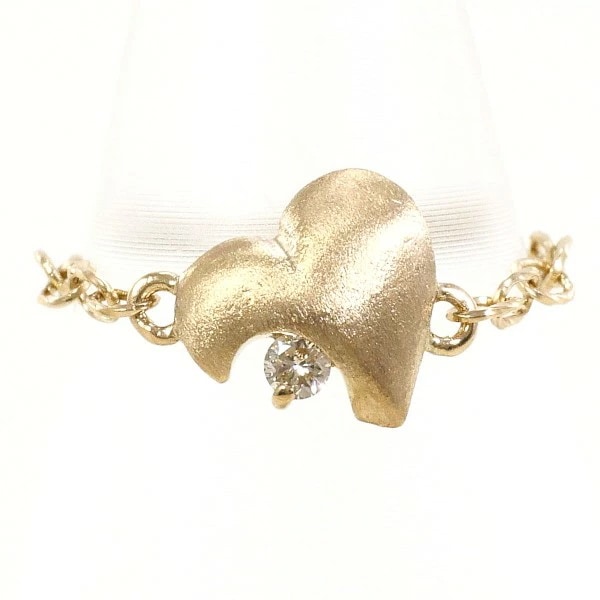 カシケイ K18BG リング 指輪 フリーサイズ～9号 ブラウンダイヤ 0.02 ジュエリー 中古