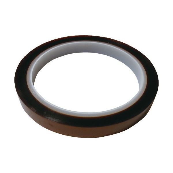 （まとめ）ポリイミド粘着テープ 10mmx33m 茶褐色 TPFT-10-33 1巻 [x5セット]