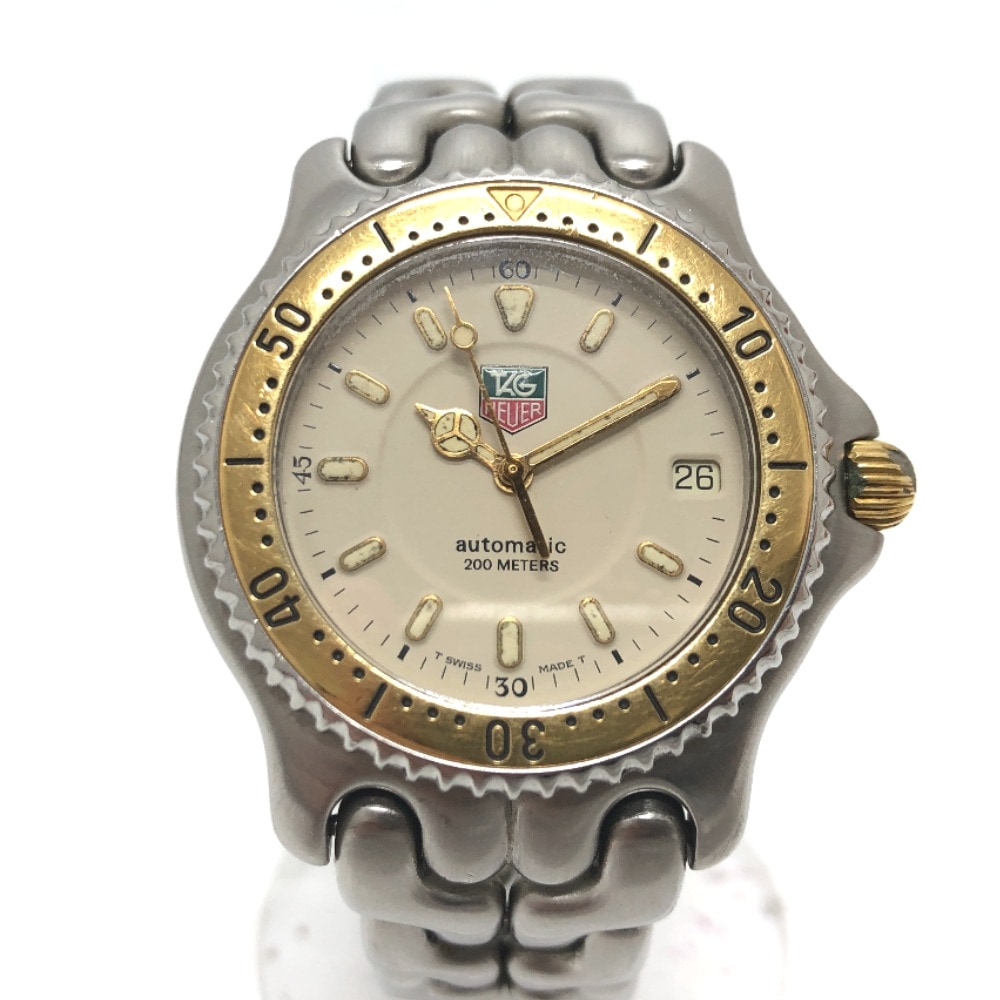 腕時計 S87.006E セルシリーズ 200m 自動巻 腕時計 時計 ウォッチ SS/GP シルバー