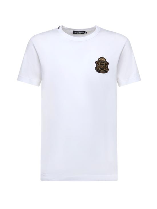 DOLCE & GABBANA Men T-Shirts G8PT1Z G7PZUW0800 White