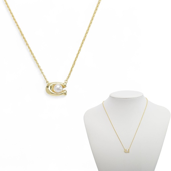 ネックレス 341916 GLD100 アクセサリー レディース ゴールド ホワイト