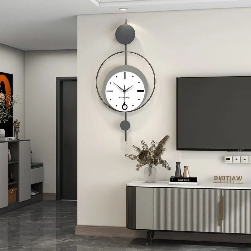 掛け時計 モダン シンプル モノトーン クリエイティブ おしゃれ かわいい インテリア 北欧 ウォールクロック 壁掛け 時計 リビング 装飾