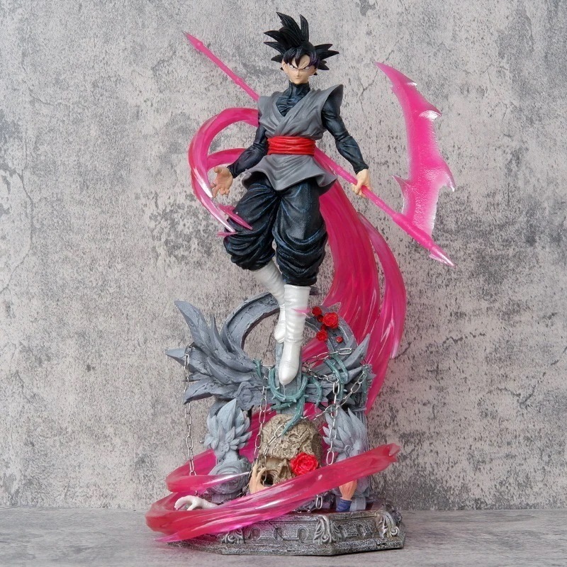 ドラゴンボール超 GK Yunqi シリーズピンク悟空スーパー 3 フリーダムダークフィギュアモデル装飾ギフト