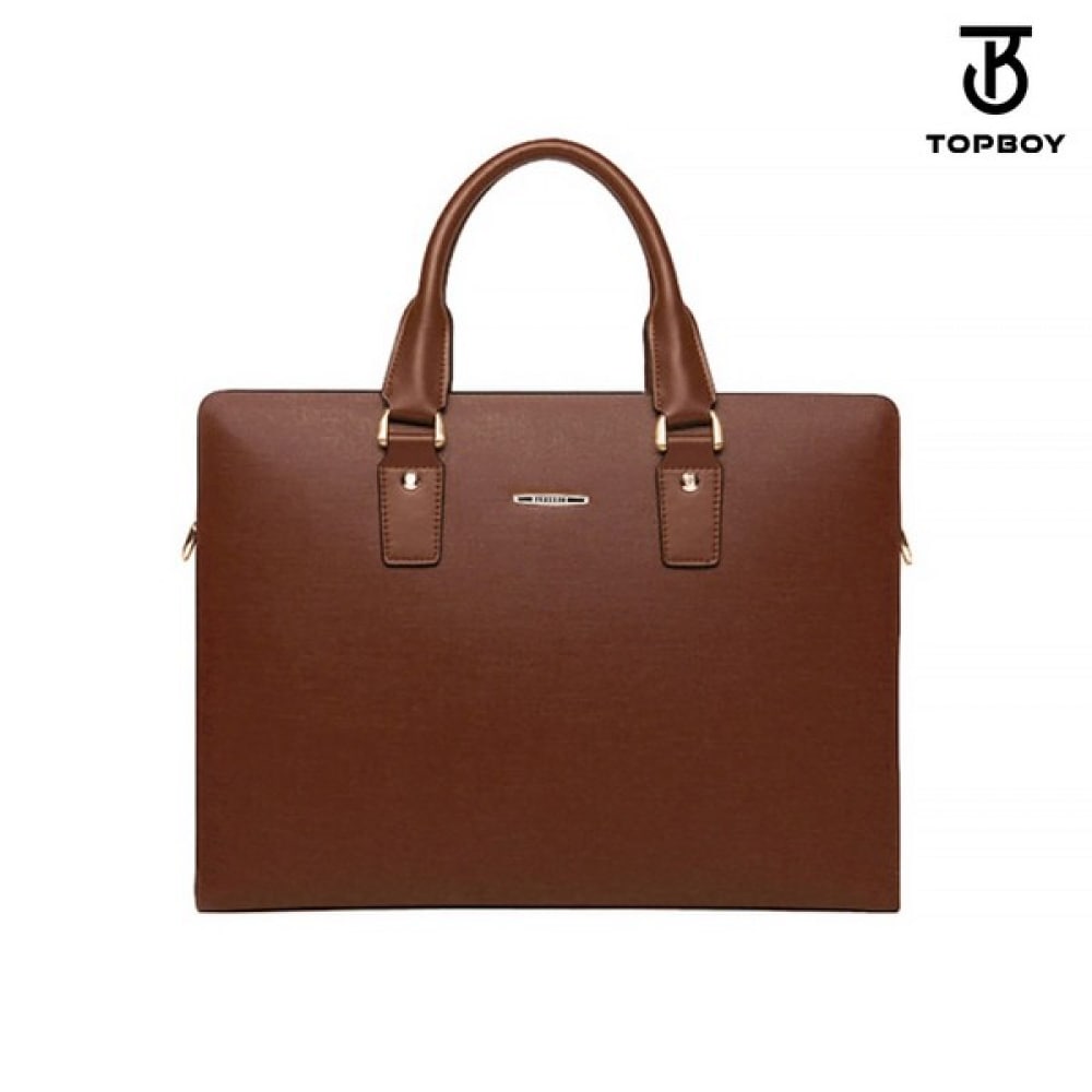 (TOPBOY) ビジネスブリーフケースレザートートバッグ (BP016)