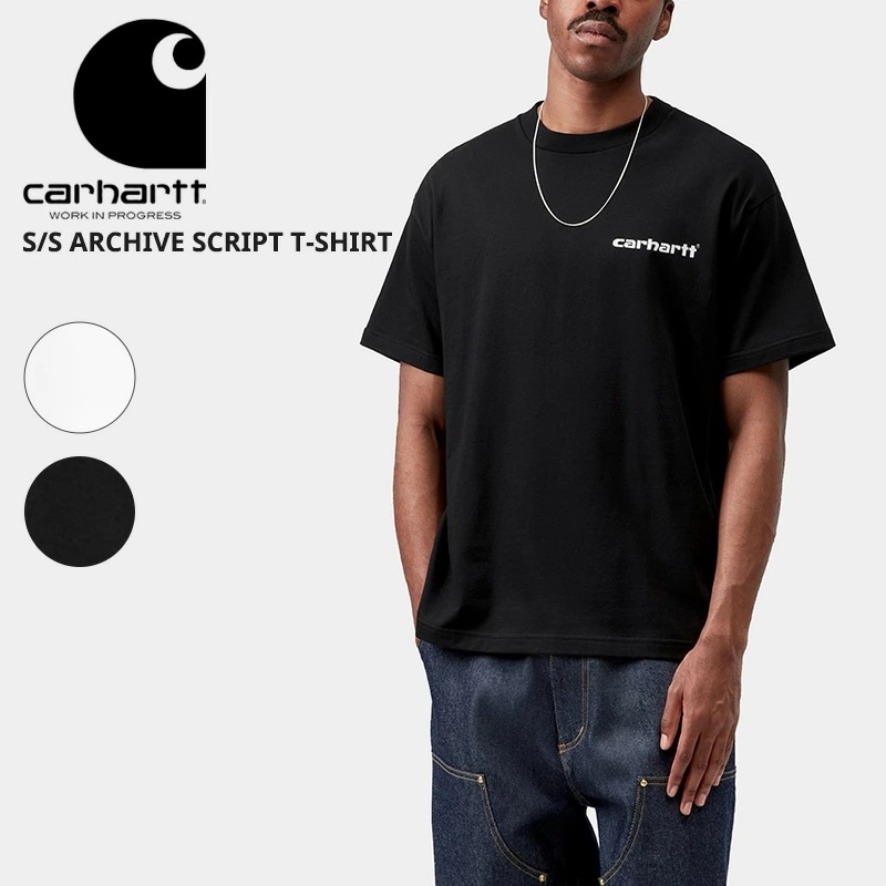 カーハート ダブリューアイピー メンズ 半袖Tシャツ アーカイブスクリプトTシャツ カットソー I036001 トップス