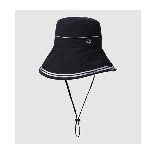 [] 女性ワイドバケットハット BLK / QQ222WCP42