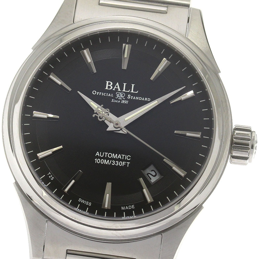 ボールウォッチ BALLWATCH NM2098C-S4J-BK ストークマン ヴィクトリー デイト 自動巻き メンズ 未使用品 保証書付き_849884【中古】 68,420円