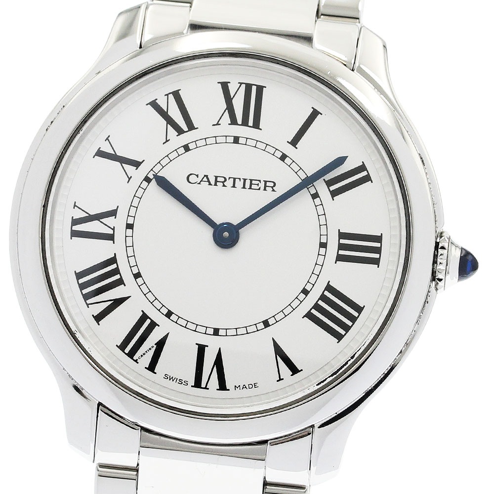 カルティエ CARTIER WSRN0034 ロンドマスト ドゥ カルティエ 36MM クォーツ ボーイズ 良品 _922022【中古】