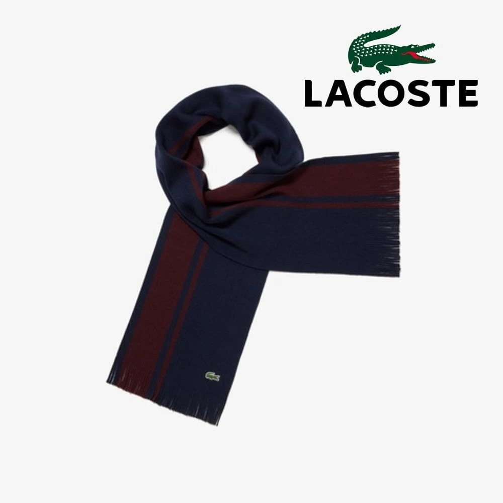 正規品 ラッセルニットストライプマフラー ボルドー RE019J-99 IE3 11,396円