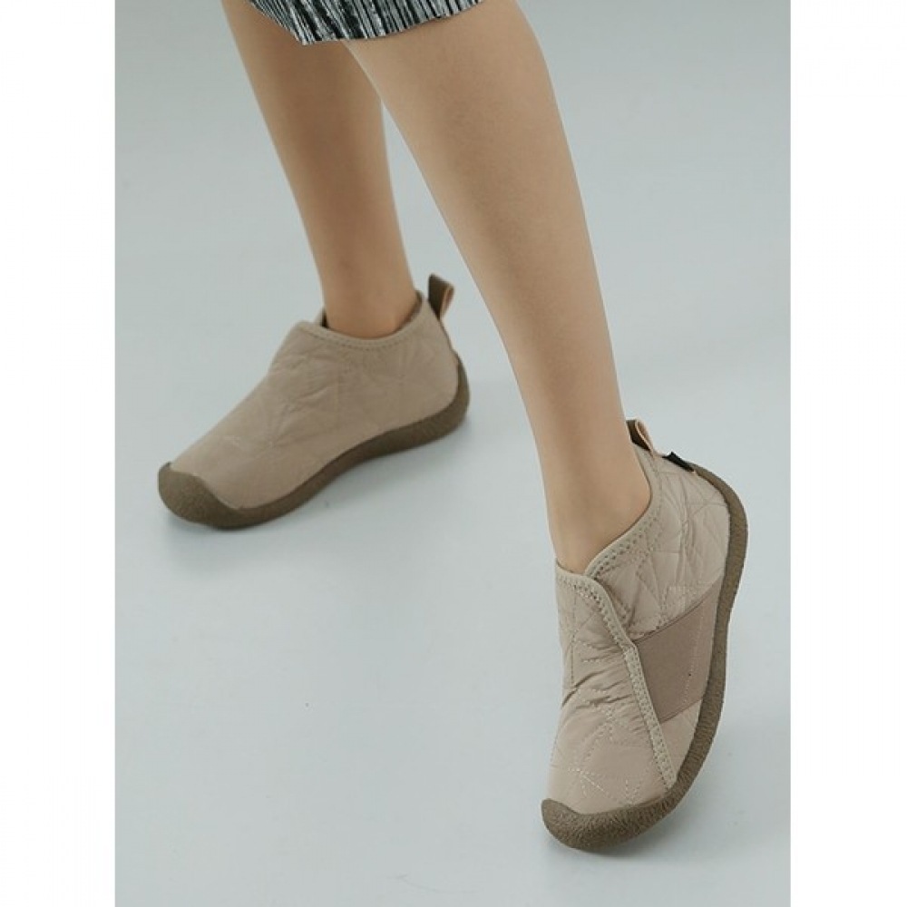 (Ninas Paris) キルトバンド裏地ファーパッド入りローファー