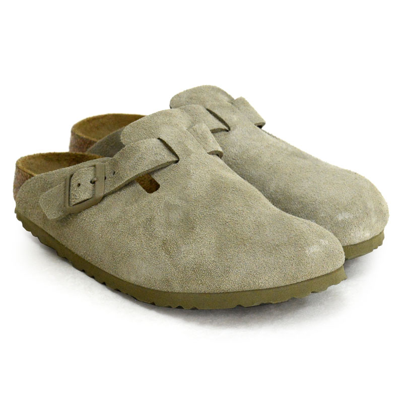 Boston ボストン Faded Khaki スエードレザー (ナローフィット) レディース スポーツ カジュアルサンダル25SS (1025