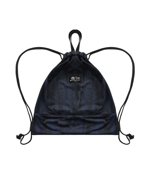【AS"ON】 DRAW STRING BAG / DARK NAVY リュック 正規品