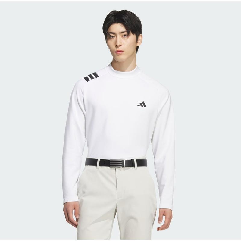 25FW 男性用 COLD.RDY スリーストライプ LS モックネックシャツ JL7945