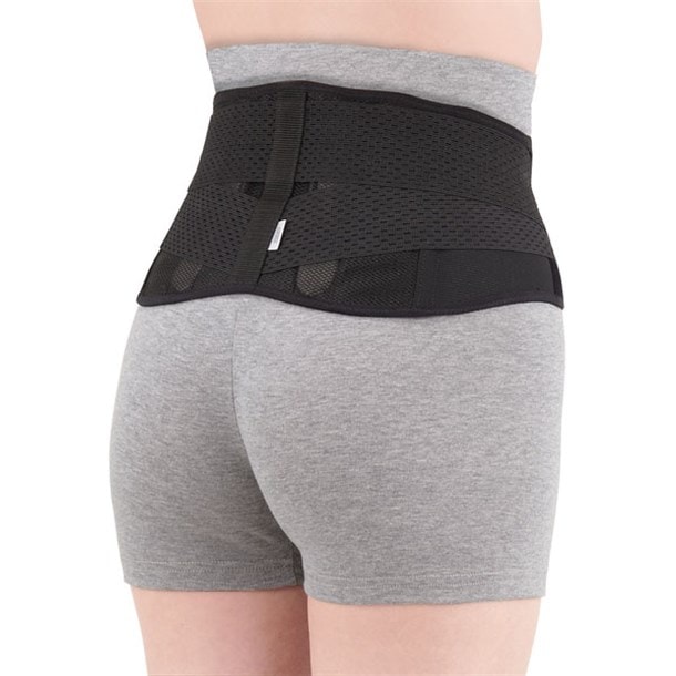 ラクラクコシガード スリム Lブラック ボディケアサポーター (63047)