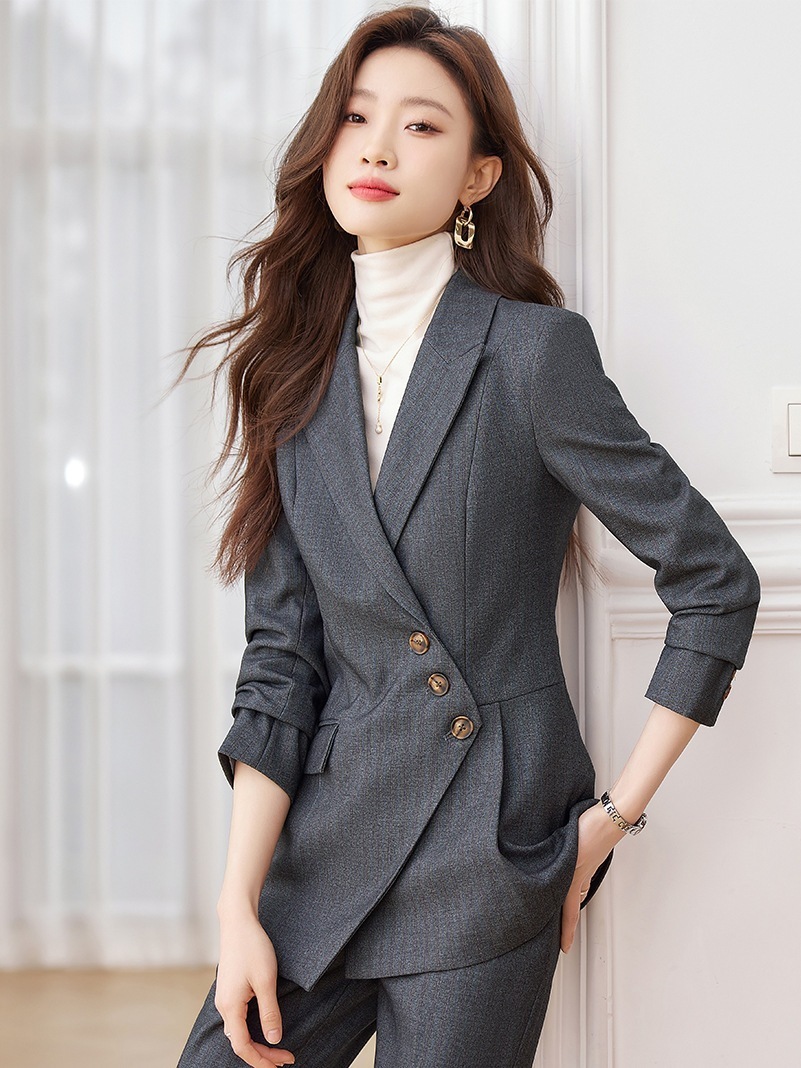 春 アウター セットアップ 2点セット パンツスーツ 人気 スーツセット ジャケット＋パンツス一ツ レディースファッション 入学式 卒業式 入園式 通勤