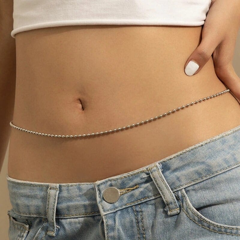 ミラーカットシルバーボールウエストチェーン ボディチェーン 銀メッキ 銀色 ボールチェーン クサリ 鎖 ベリーダンス ダンサー チェーンベルト レディース 女性 彼女 腰 mt942 4,892円