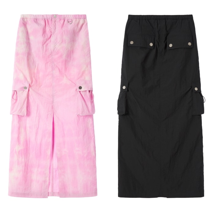 【REST & RECREATION】 RR TIE DYE LONG SKIRT : 2COLORS
