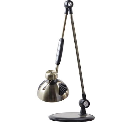 LEDデスクライト 卓上ライト アンティーク 調光 調色 電気スタンド 卓上 : LEDデスクライト 調光調色・赤外線＆タッチセンサー