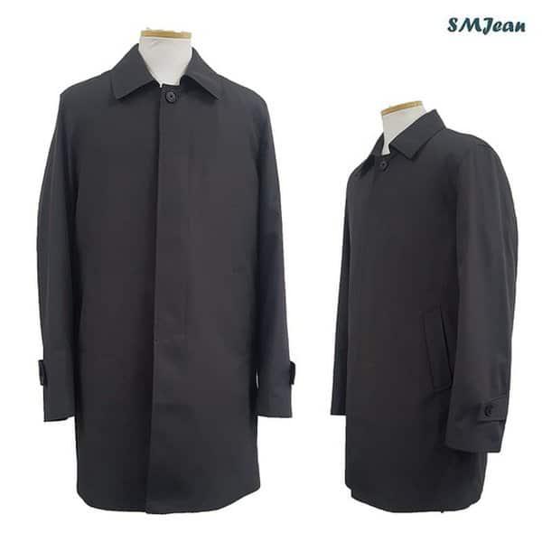 SMJ709 メンズトレンチコート 男性シングルスーツコート 中年男性バーバリーロングコート ジャンピエル 冬コート 裏地付き
