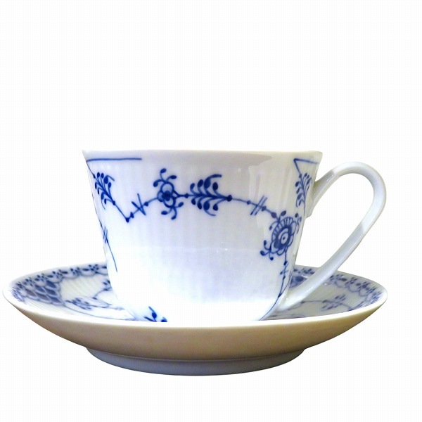 ロイヤルコペンハーゲン ブルーフルーテッド カップ ソーサー 食器 ユニセックス 【中古】