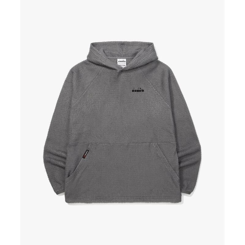 ディアドラ diadora ポーラテック アルファ ダイレクト90 フード付きTシャツ GREY D6123THD01GRD 401487