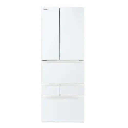【無料長期保証】東芝 冷蔵庫 551L 観音開き 6ドア 幅68.5cm 摘みたて野菜室 速鮮チルド 節電モード ベジータ GR-Y550FH ホワイト系