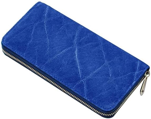 【新規OPEN】【期間限定セール】【激安】【新品未使用】ZOO　本エレファント革　イタリアンレザー　日本製　男女兼用　ラウンドロングウォレット　ZLW-101　ネイビー