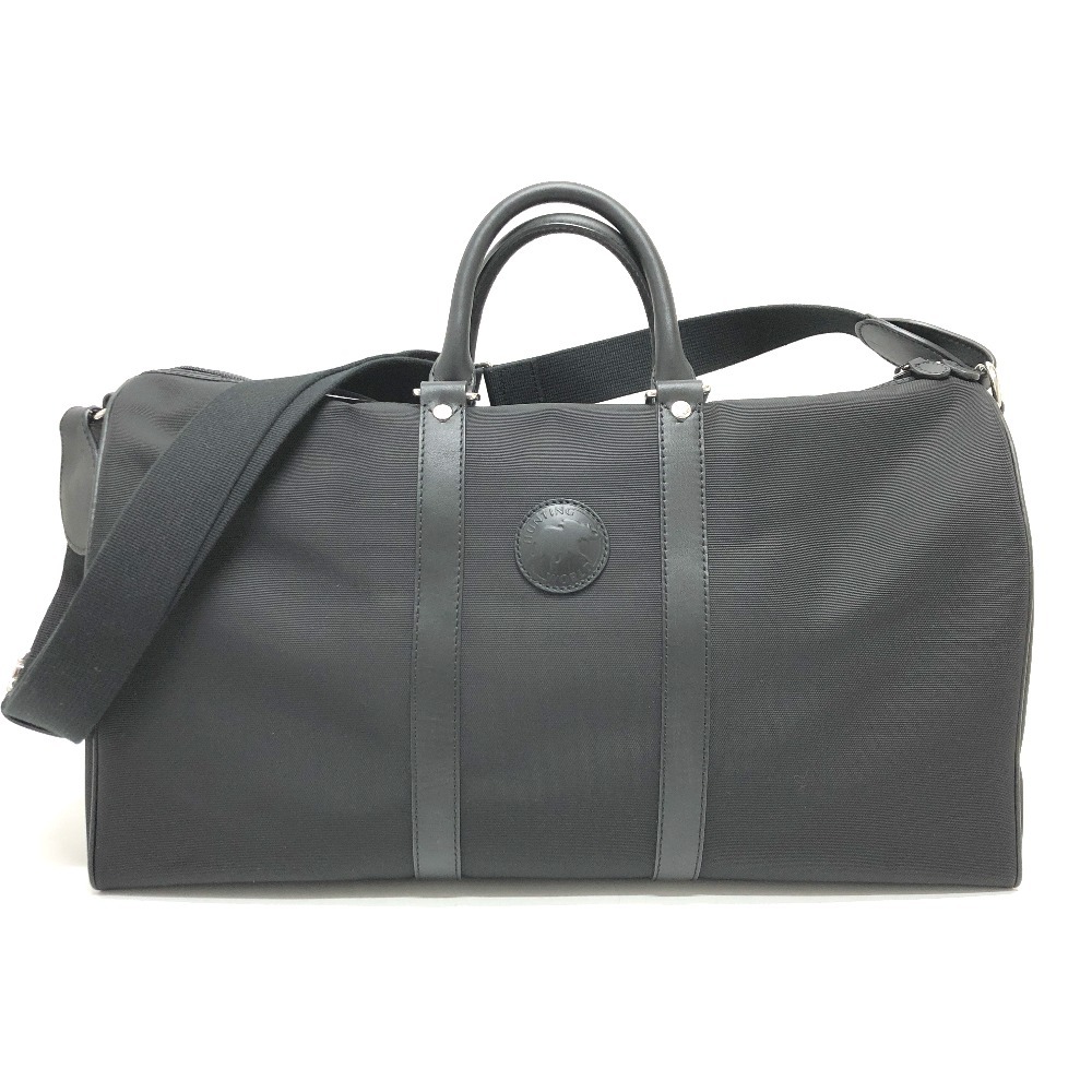 HUNTING WORLD ハンティングワールド ボストンバッグ メルセデスベンツコラボ 2WAYカバン ショルダーバッグ ハンドバッグ 旅行バッグ キャンバス/レザー ブラック 19,800円