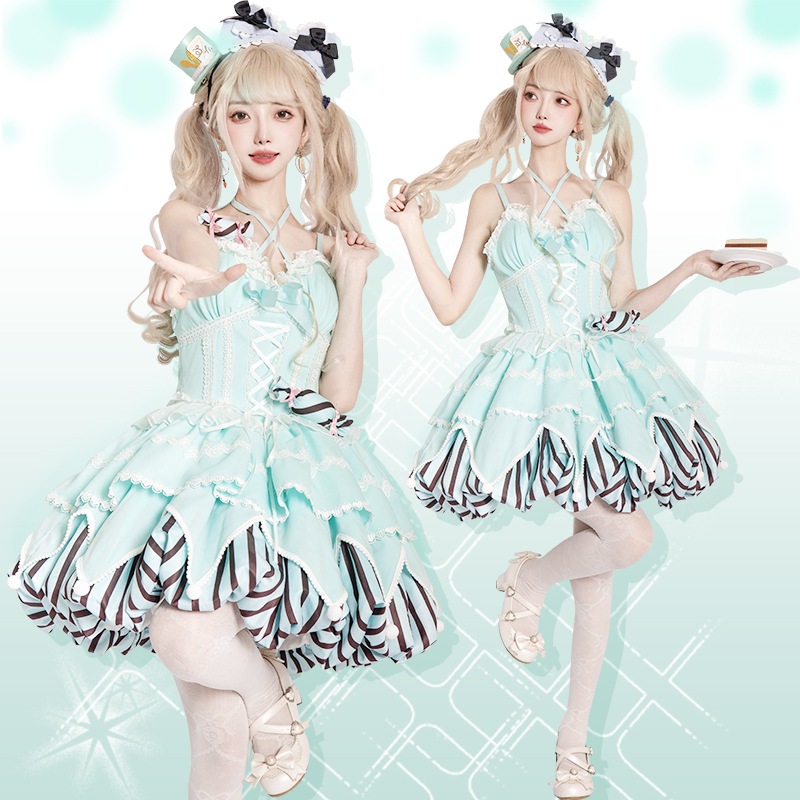 スイートハートグミbw限定花蕾スカートスイートビッグリボンオリジナルロリット