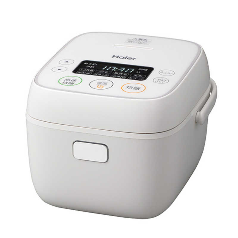 ハイアール　炊飯器 3合 マイコン ホワイト　JJ-M32B-W