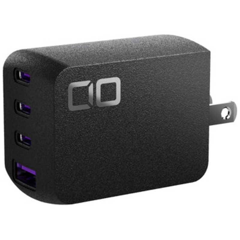 CIO　NovaPort QUAD II 67W3C1A ［4ポート /USB Power Delivery対応 /GaN(窒化ガリウム) 採用］　CIO-G67W3C1A-N2-BK