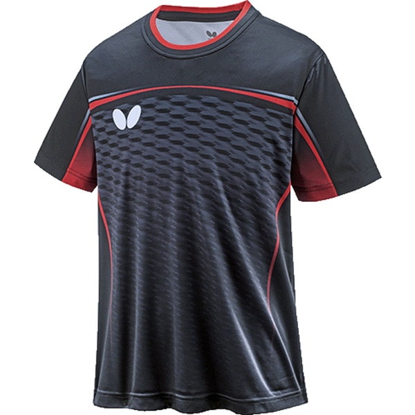 バタフライ Butterfly 卓球 ゲームシャツ ユニセックス フルグレス・シャツ 卓球 46300-278 半袖