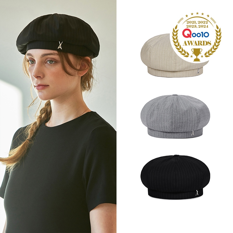 VA Cubic Stud Octagon Beret / VAキュービックスタッドオクタゴンベレー帽 (3Color) 4,590円