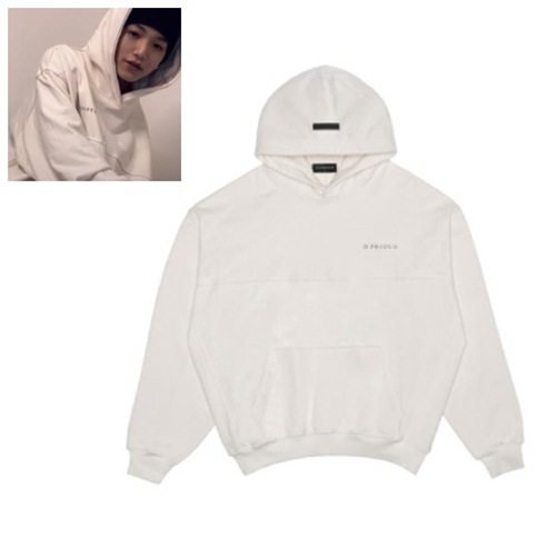 【JO1着用】Oversized Logo フードTシャツアイボリー