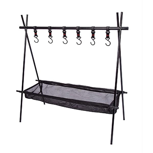 ランタンスタンド ハンギングラック 小 メッシュ 折りたたみ式 ランタンハンガー 多機能棚 アウトドア キャンプ用 ハンガー 収納 便利 5,299円