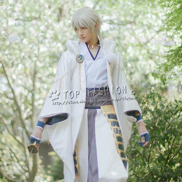 【品質良い 大好評中】刀剣乱舞 風 鶴丸国永 コスプレ 衣装 ウィッグ 靴 武器 コスチューム アニメ ゲーム cosplay パーティー イベント ハロウィン仮装 変装