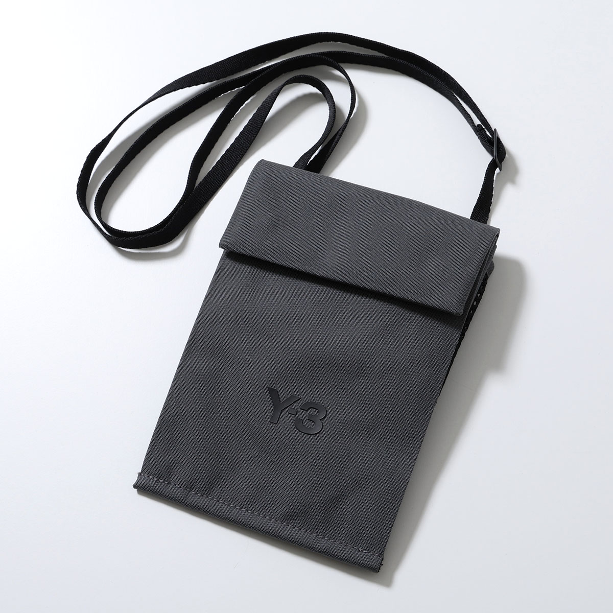 Y-3 ワイスリー ショルダーバッグ X-BODY POUCH KC0810 メンズ 軽量 ナイロン ロゴ ポーチ サコッシュ クロスボディ 鞄 GRANITE