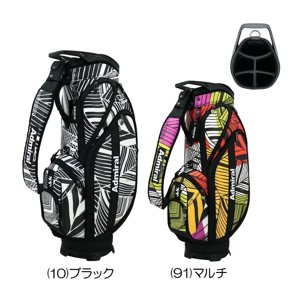 カートキャディバッグジオメトリックパターン ADMG5BC2 メンズキャディバッグ 2025