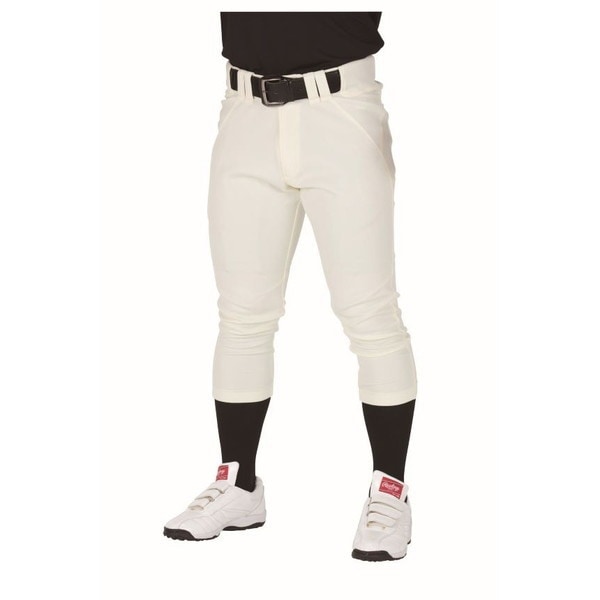 野球 パンツ 公式戦対応商品 4D+PLUS ウルトラハイパーストレッチパンツ レギュラー マークなしひざ加工なし アイボリー APP12S02-NN-IV-O IV