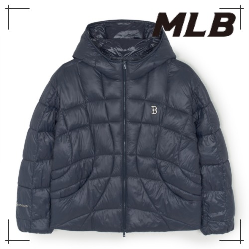 MLB公式 ダウン lightweight curved padding BOS (Indigo)