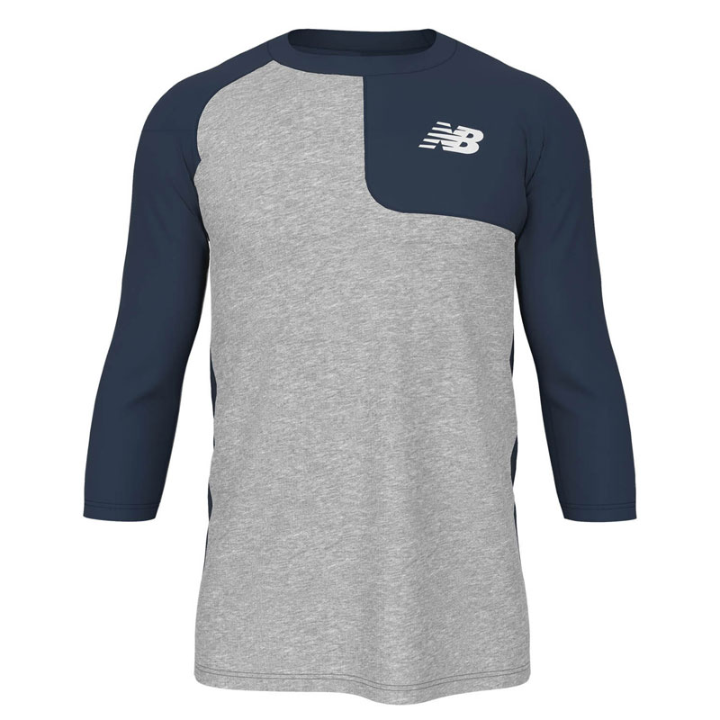 ベースボールアシンメトリー ロングスリーブトップ(左投げ用) 野球 ウェア Ｔシャツ MT41714L